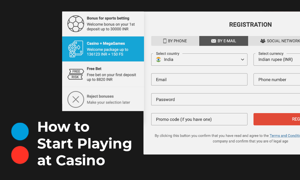 How to start playing at MegaPari Casino