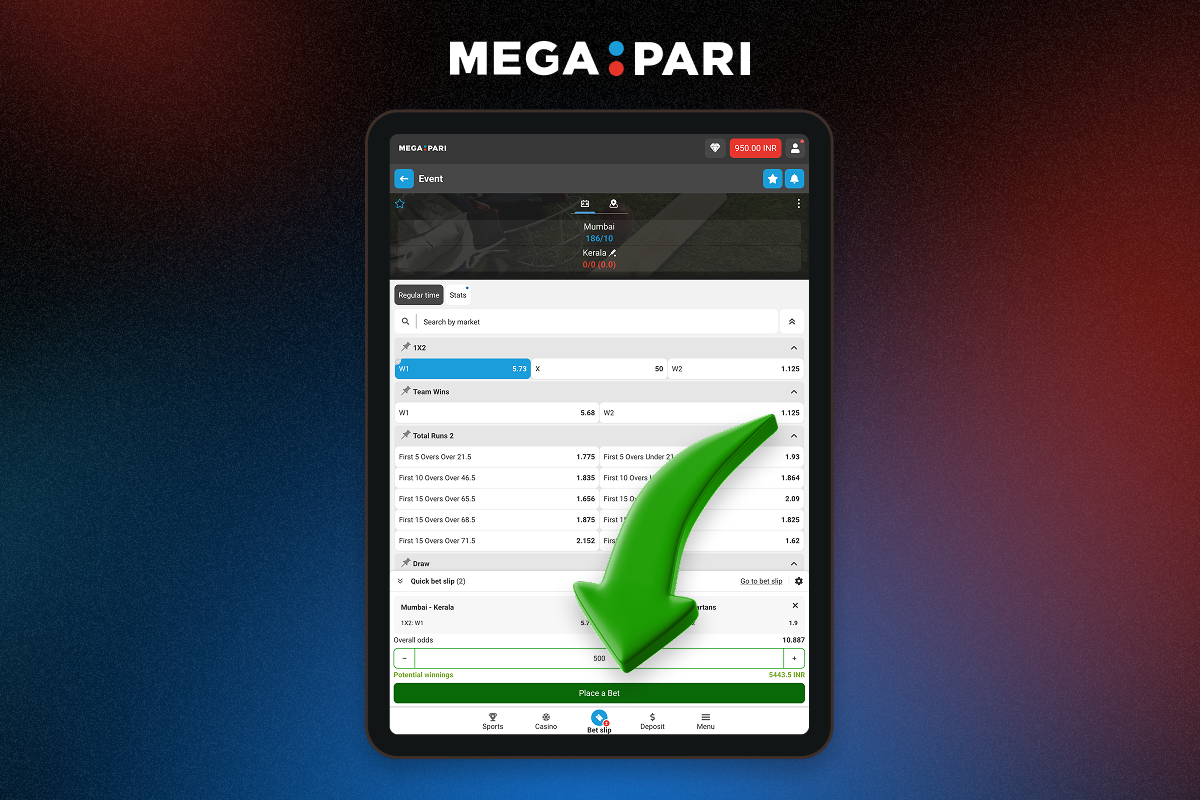 How to place a bet