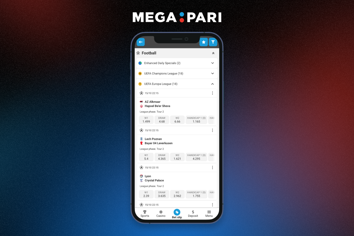 Megapari Soccer Betting